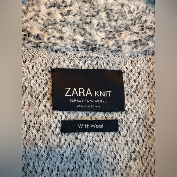 Zara Knit Lightweight Sweater Jacket - Picture 2 of 8
